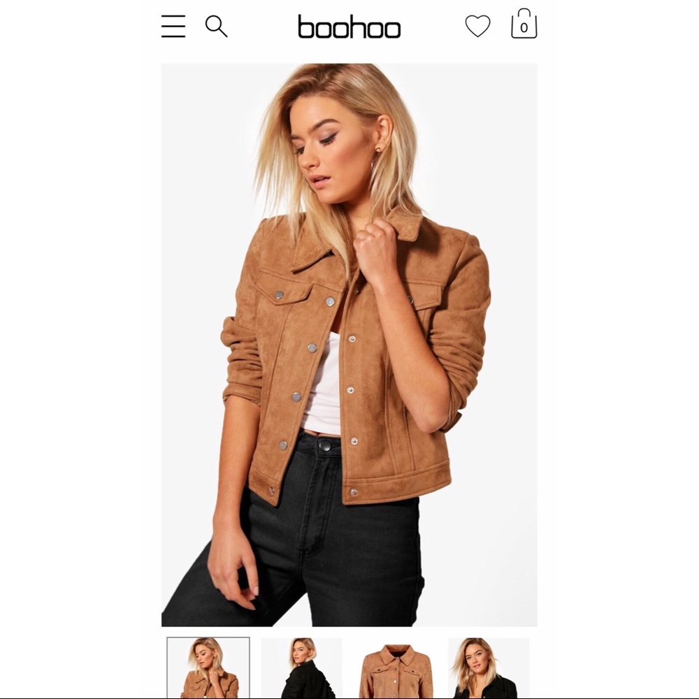 Boohoo trucker jacket-NEW WITH TAGS!